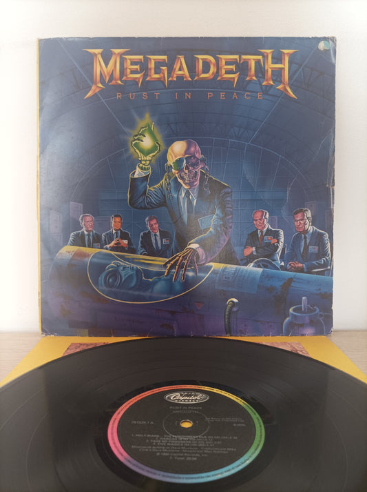 Lp Vinil Megadeth Rust in Peace Com encarte