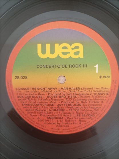 Lp Vinil Concerto de Rock III