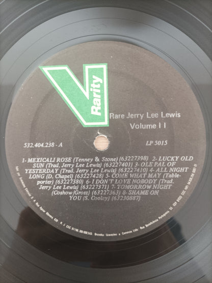 Lp Vinil Jerry Lee Lewis Rare Vol. 2