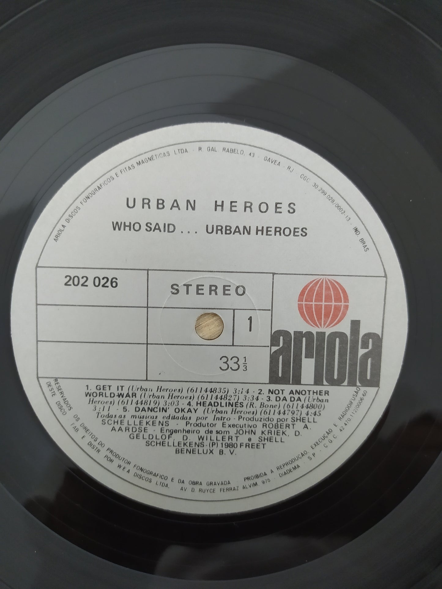 Lp Vinil Urban Heroes Who Said Com Encarte