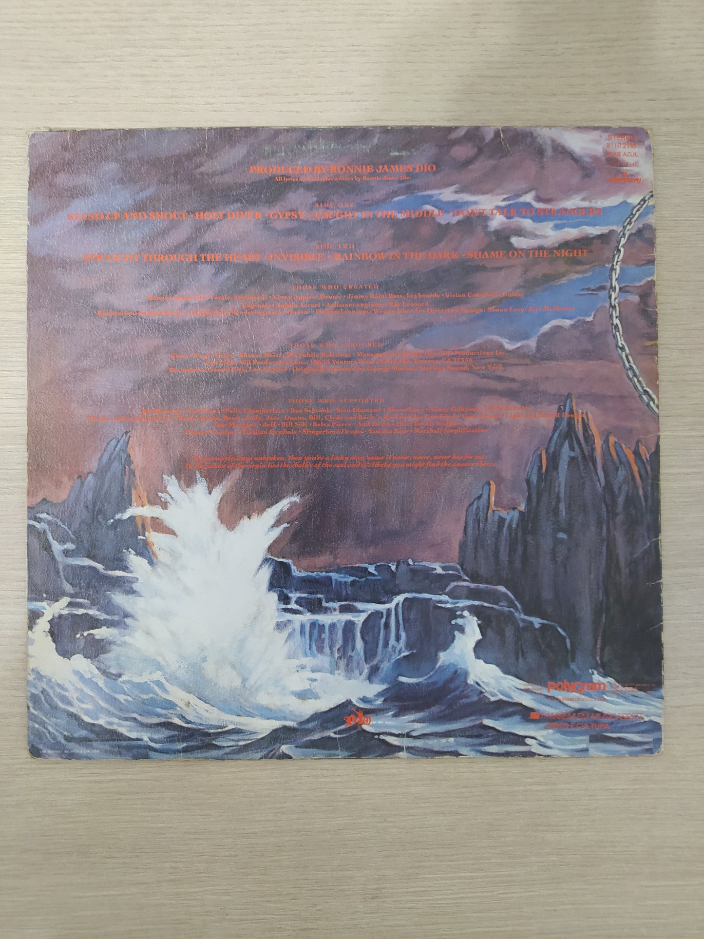 Lp Vinil Holy Diver Dio
