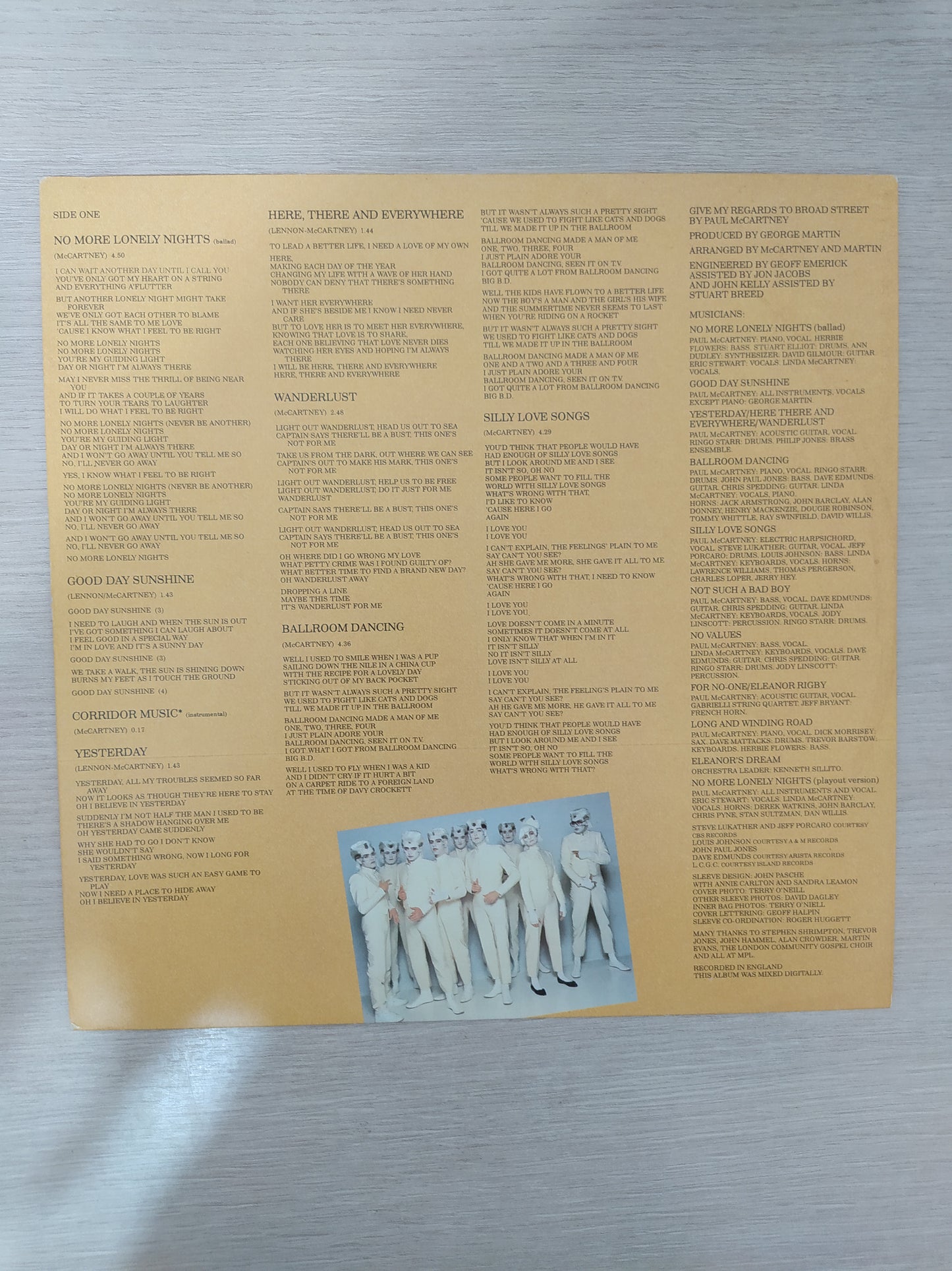 Disco Vinil Give Me Regards To Broad Street Paul McCartney