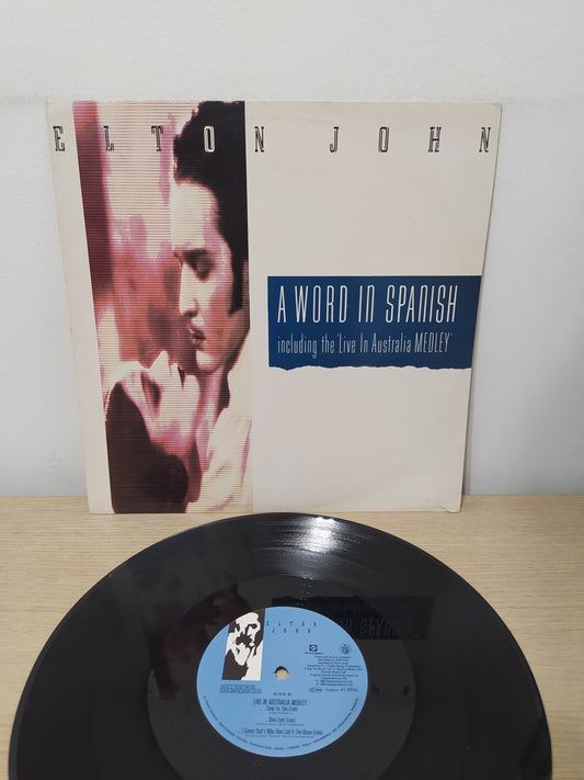 Lp Vinil Elton John A Word In Spanish Importado