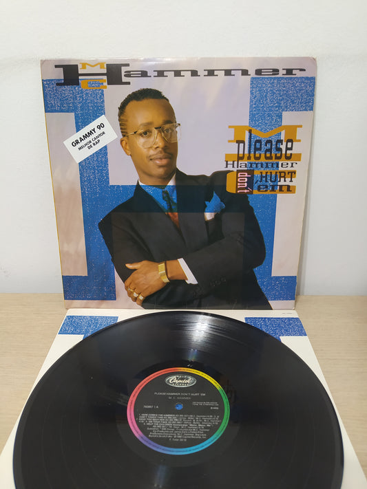 Lp Vinil Mc Hammer Please Hammer Don't Hurt 'Em Com Encarte