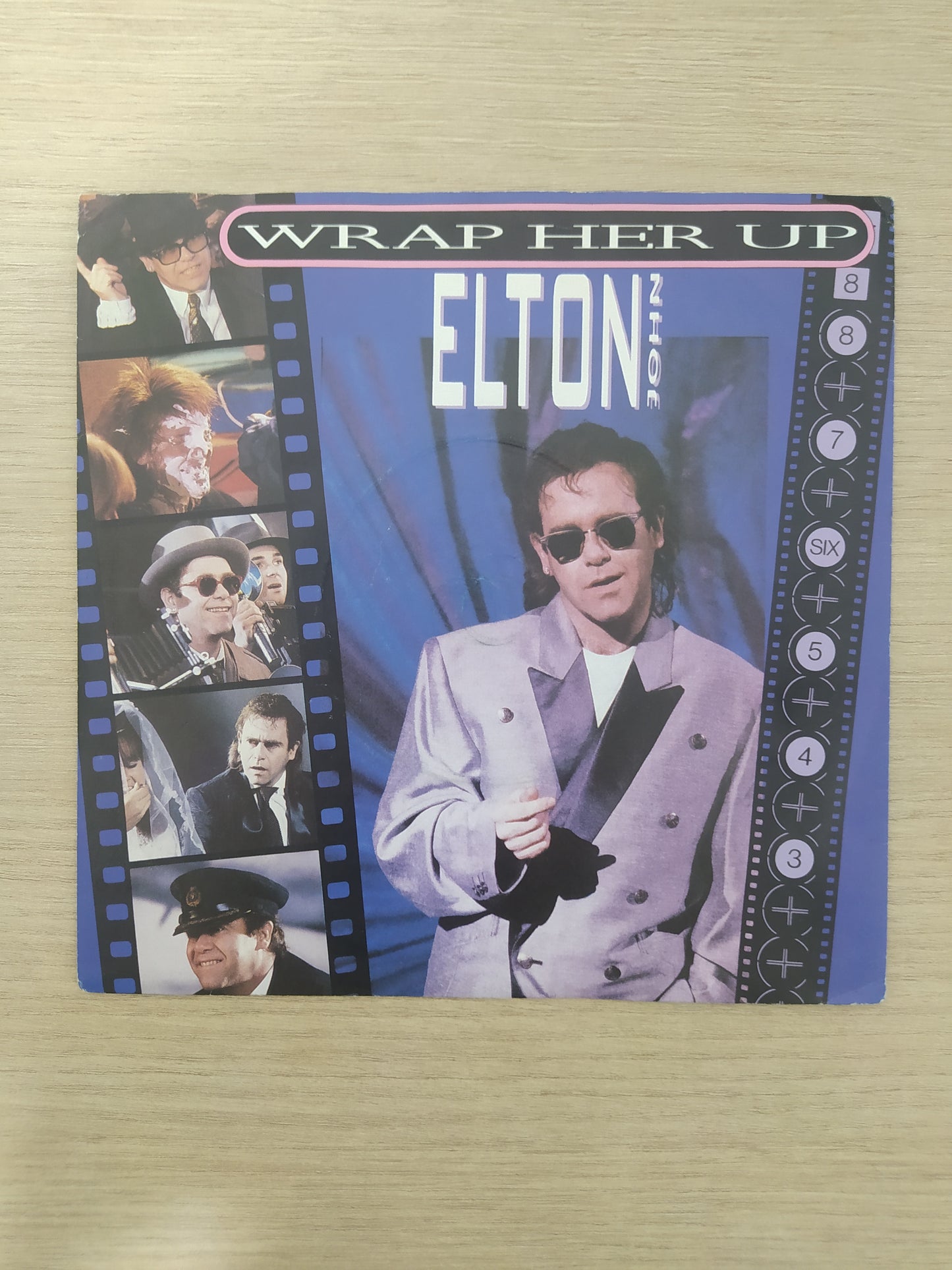 Vinil Compacto Elton John Wrap Her Up