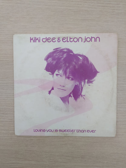 Vinil Compacto Elton John Loving You Is Sweeter Than Ever
