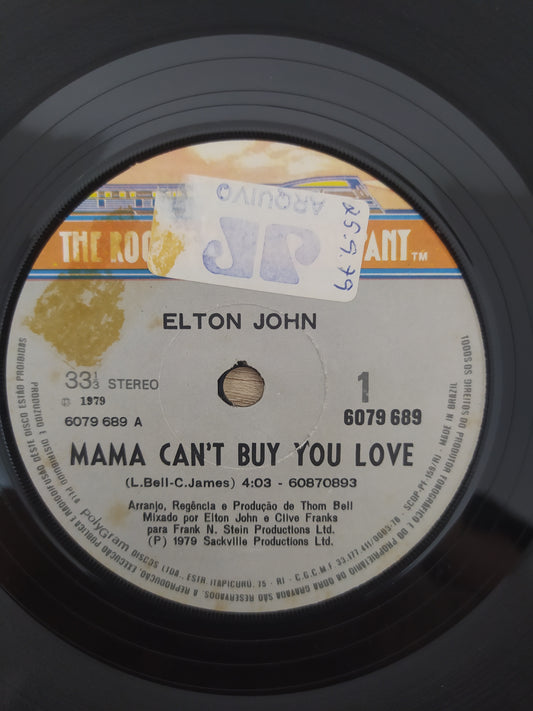 Vinil Compacto Elton John Mama Can't Buy You Love
