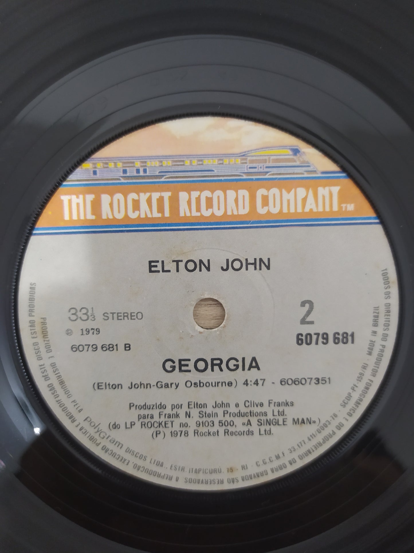 Vinil Compacto Elton John Song For Guy / Georgia