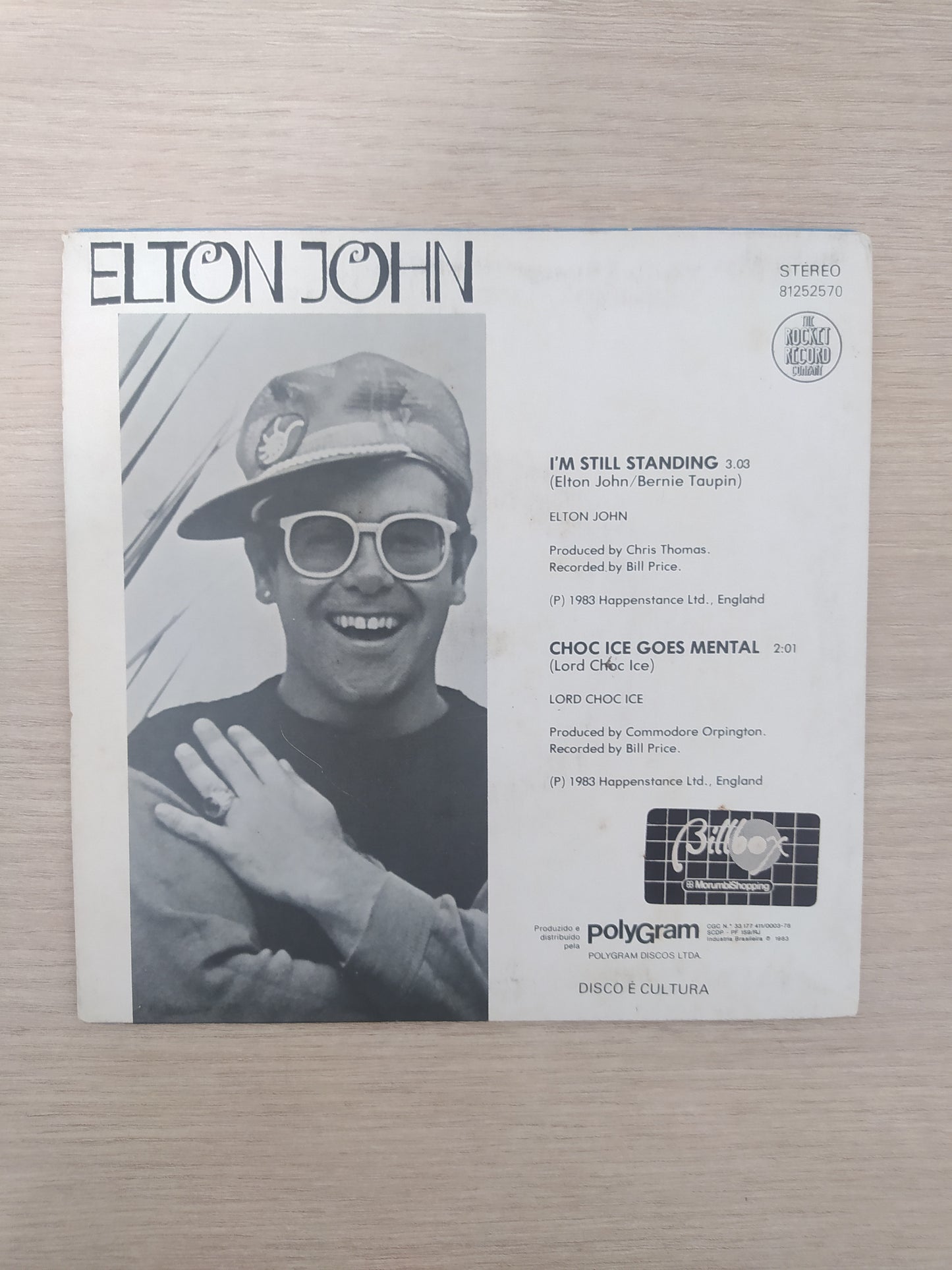 Vinil Compacto Elton John I'm Still Standing