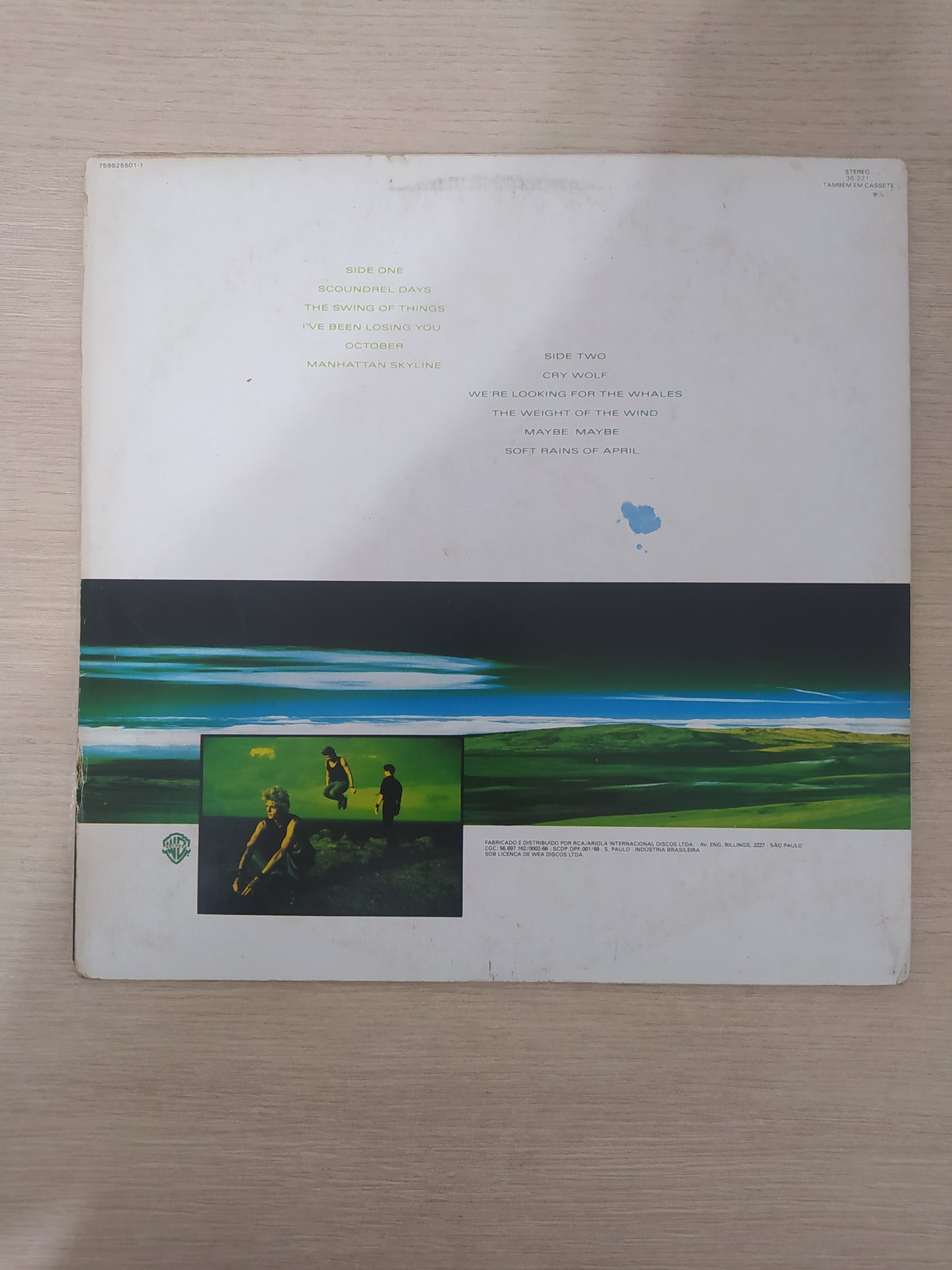 Disco Vinil Scoundrel Days A-Ha Com Encarte