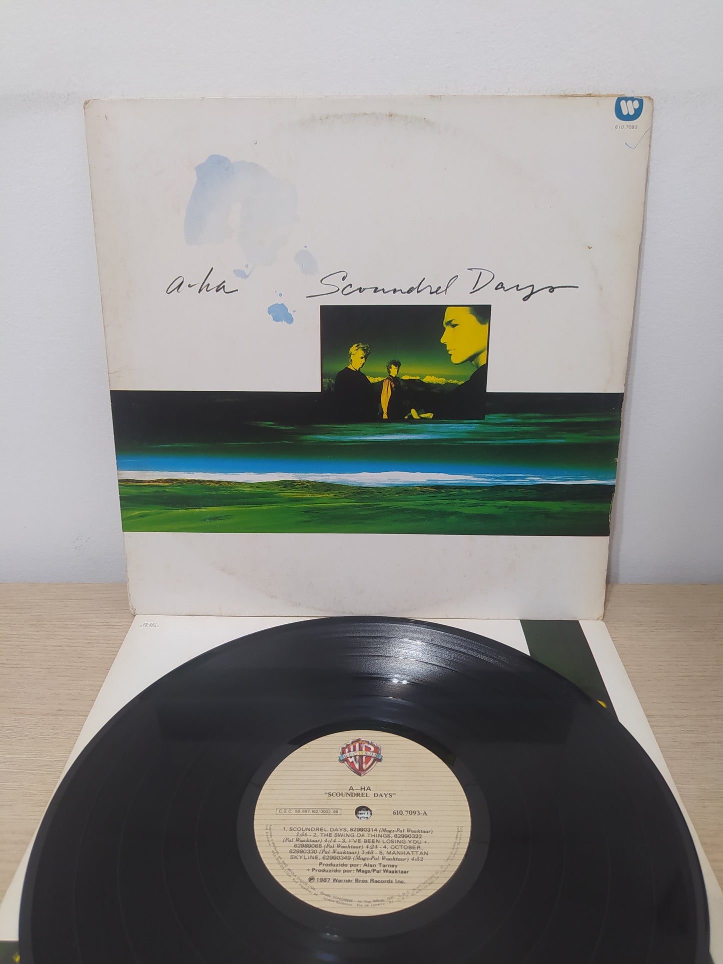 Disco Vinil Scoundrel Days A-Ha Com Encarte