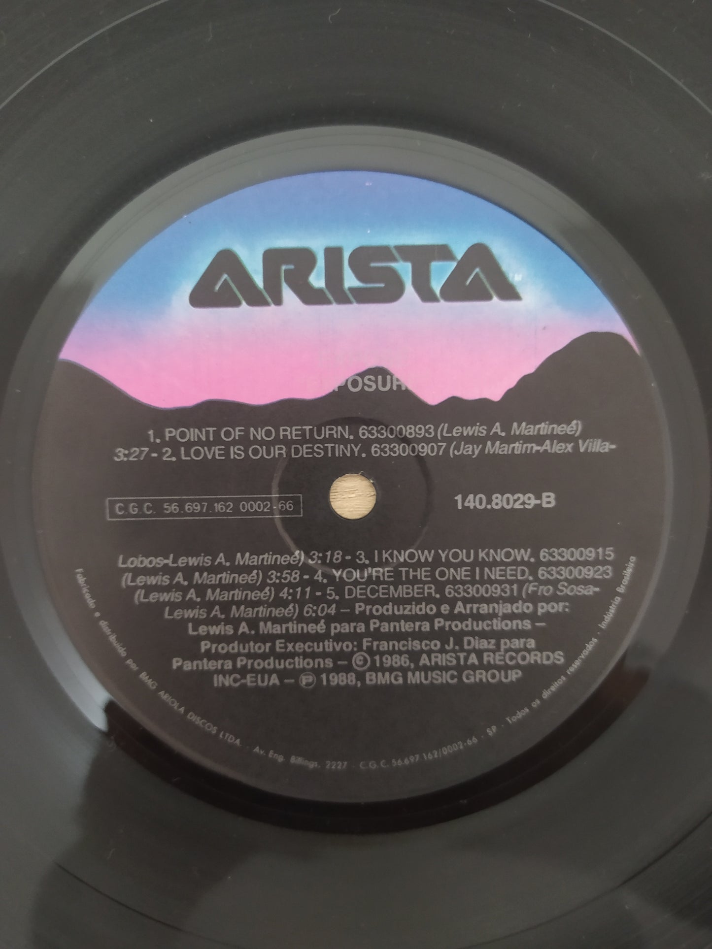 Disco Vinil Exposure Exposé A