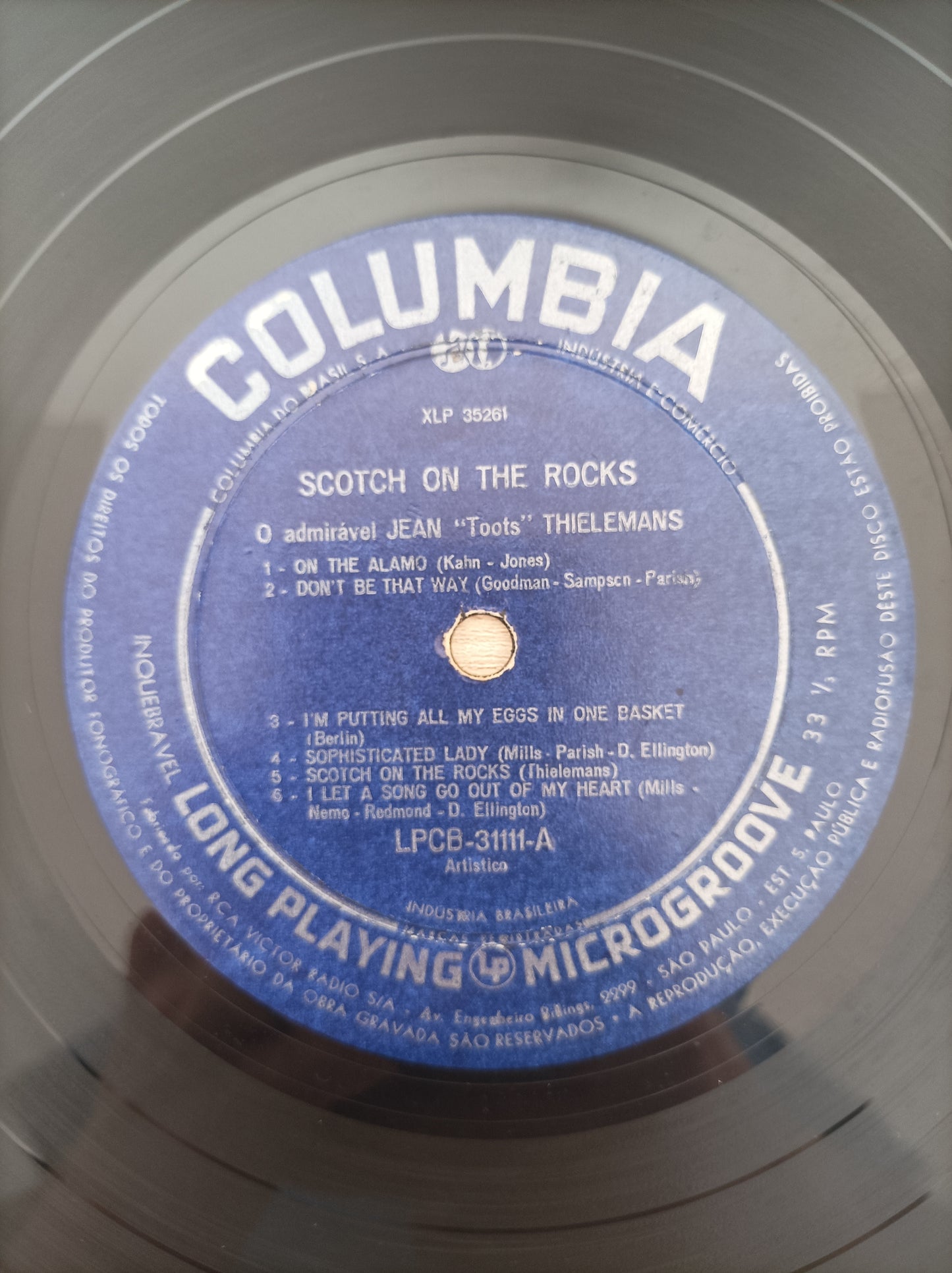 Lp Vinil Jean Toots Thielemans Scotch on the Rocks