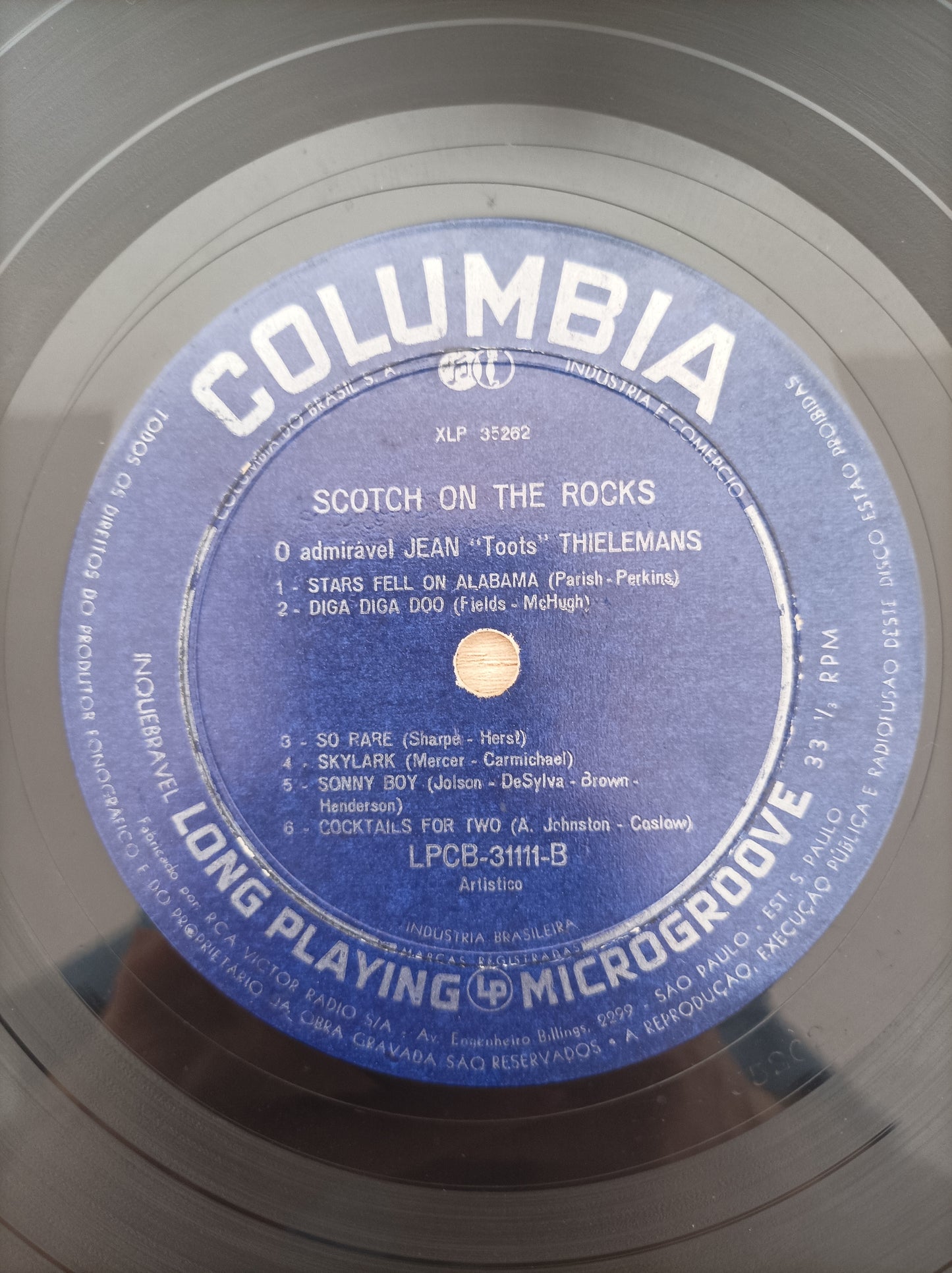 Lp Vinil Jean Toots Thielemans Scotch on the Rocks