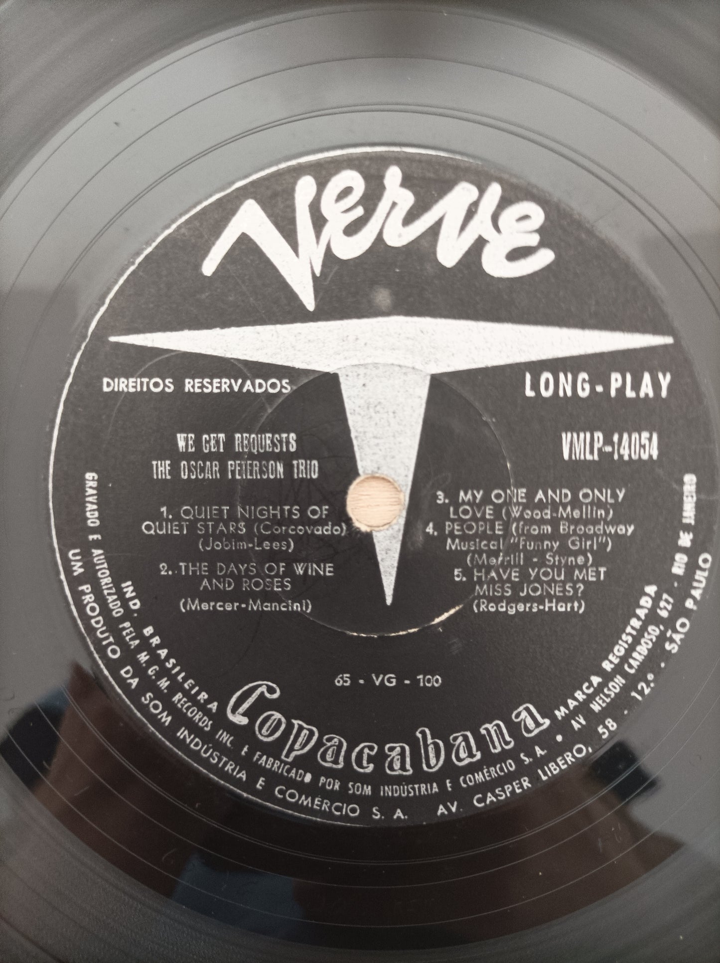 Lp Vinil Oscar Peterson Trio We get requests