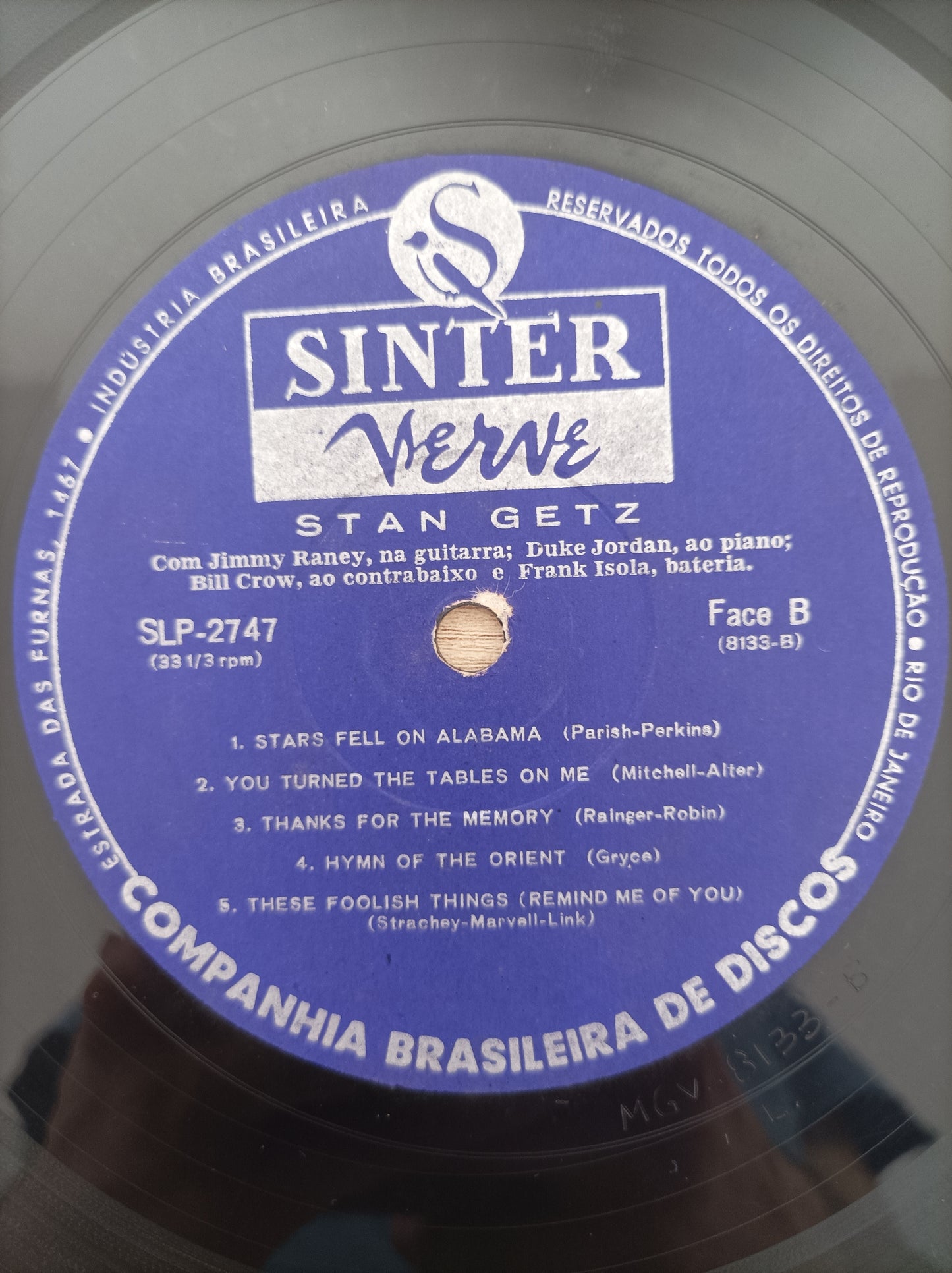 Lp Vinil Stan Getz Toca