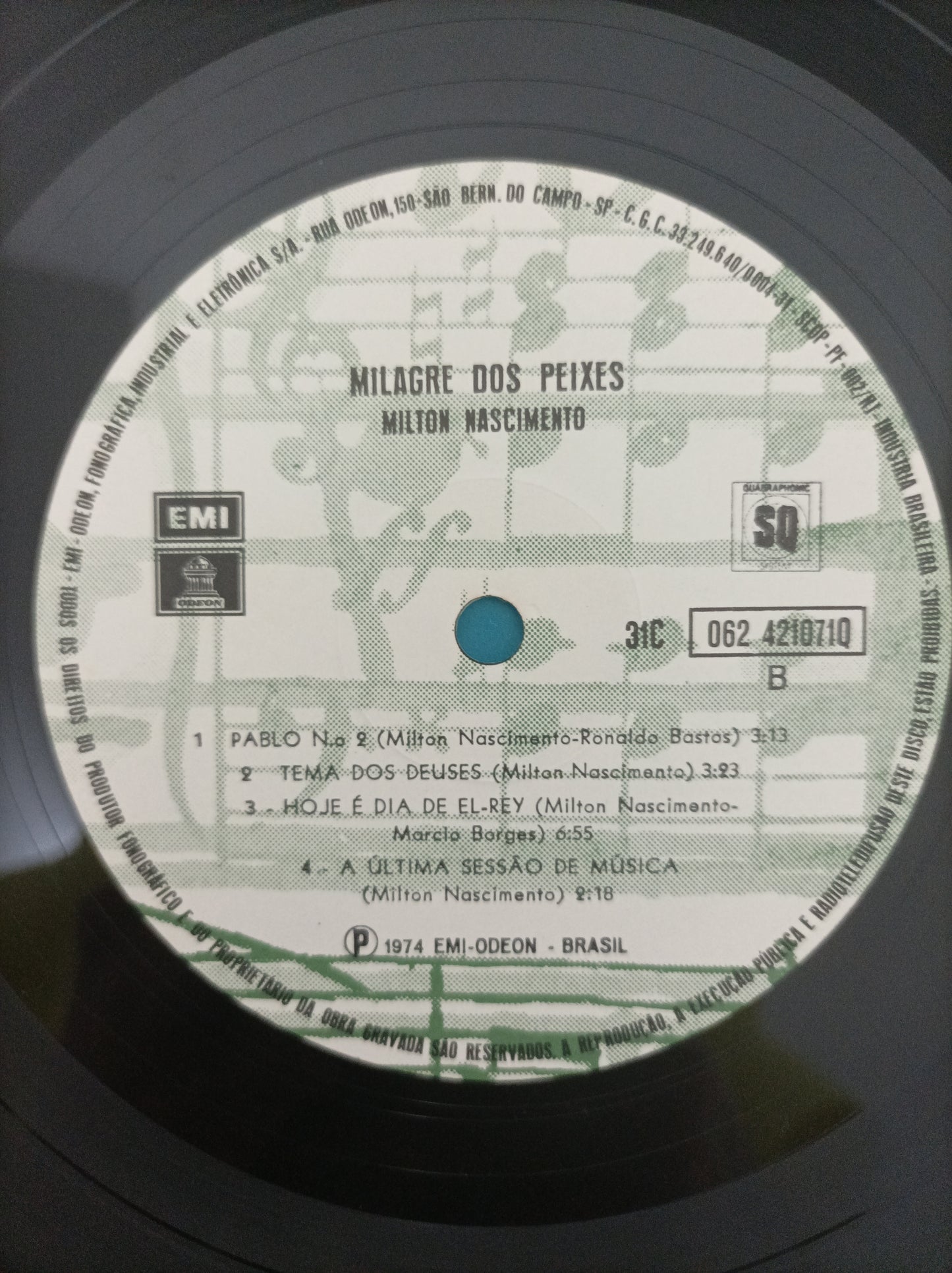 Lp Vinil Milton Nascimento Milagre dos Peixes Encartes Duplo