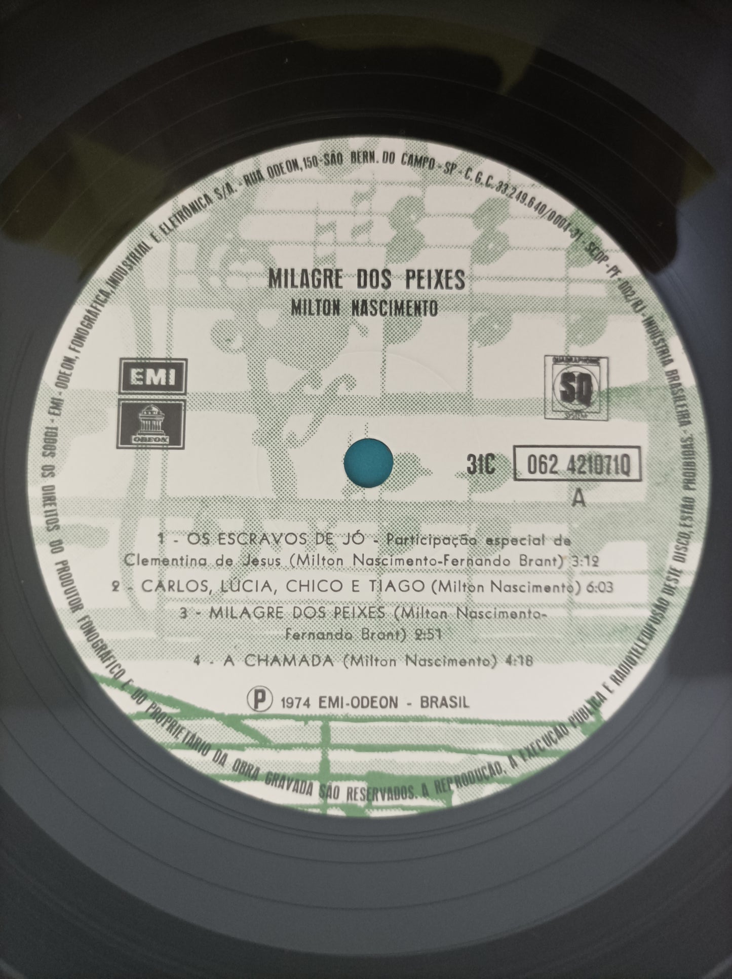 Lp Vinil Milton Nascimento Milagre dos Peixes Encartes Duplo