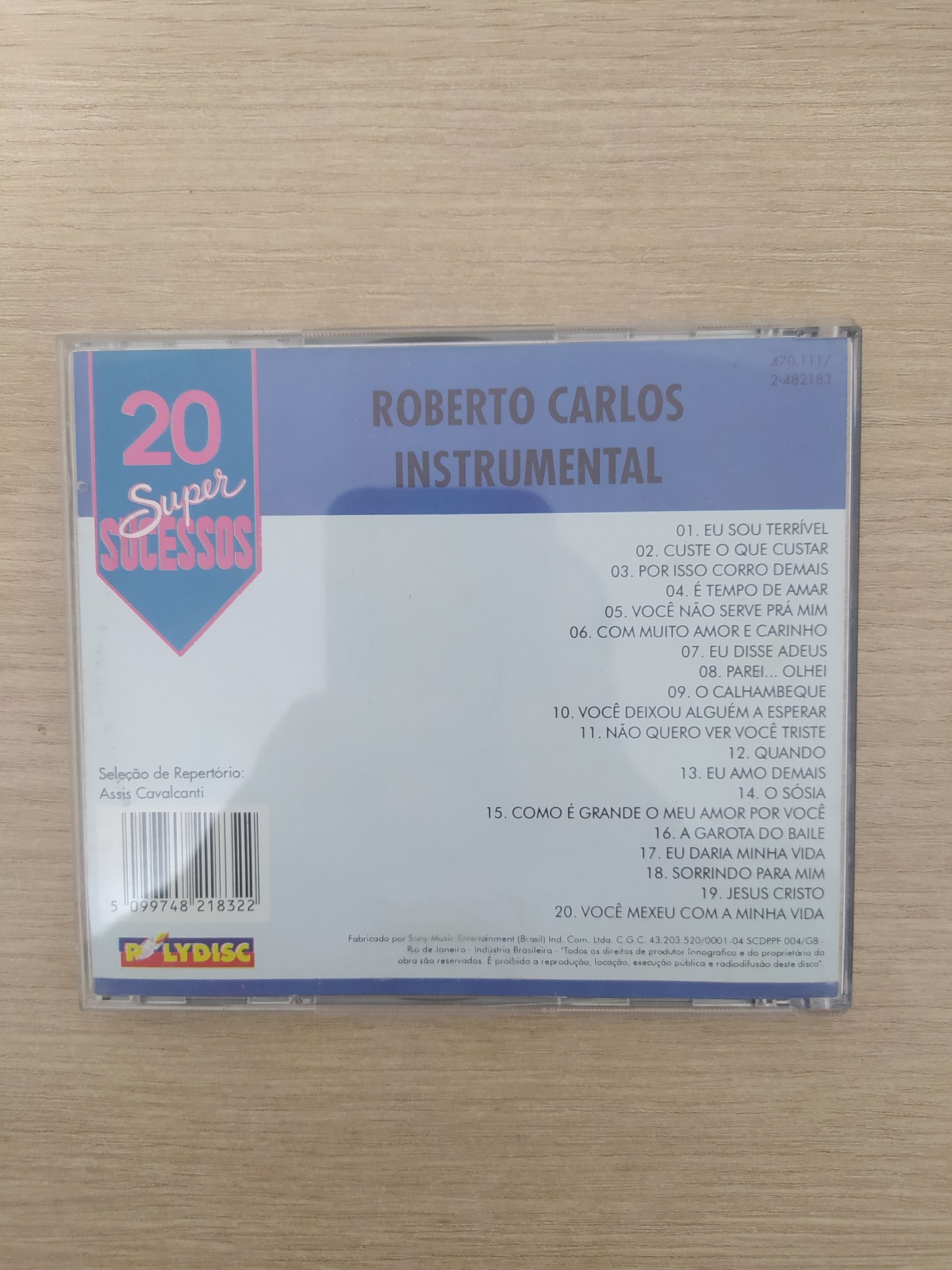 Cd Roberto Carlos Instrumental