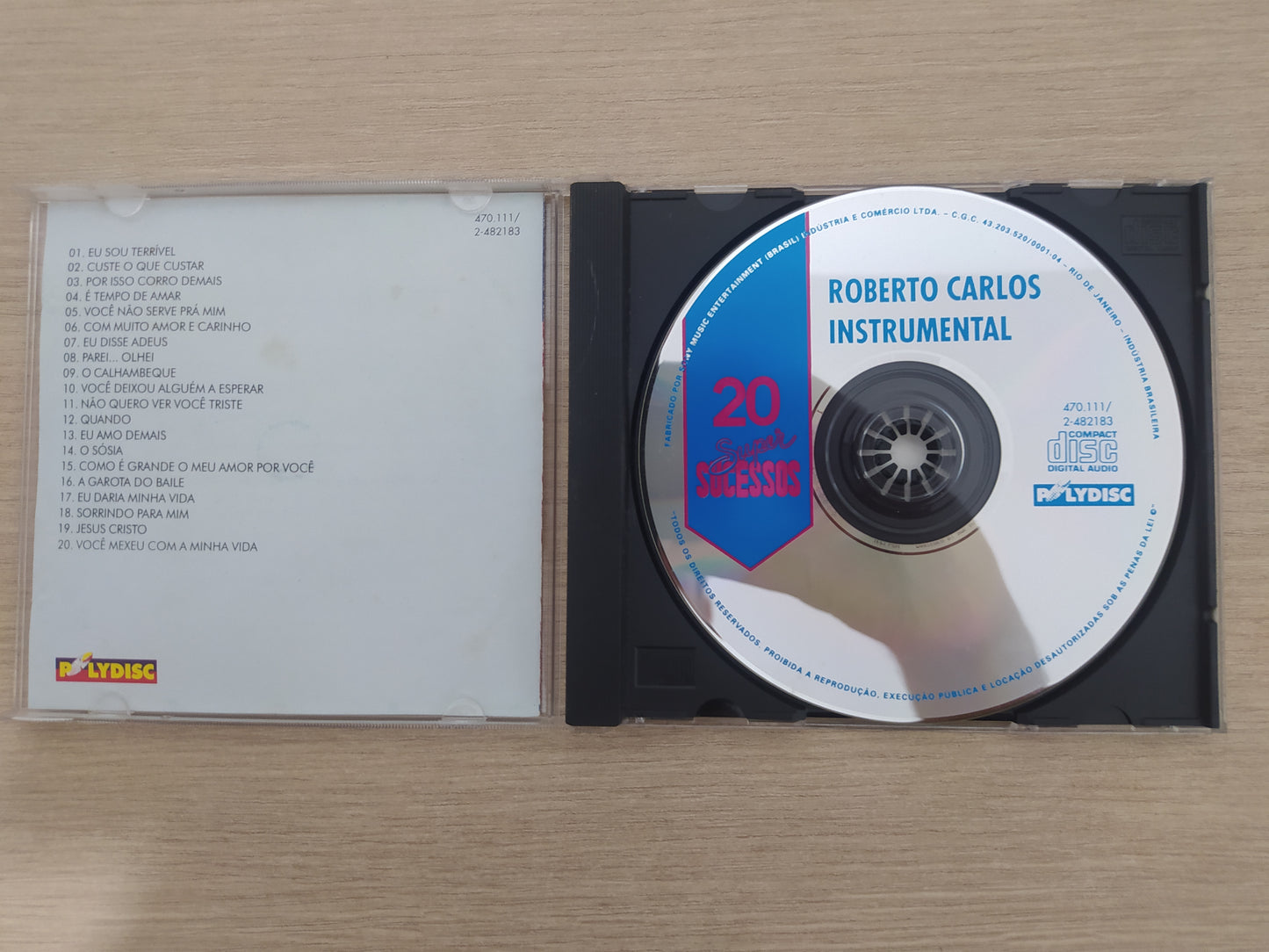 Cd Roberto Carlos Instrumental
