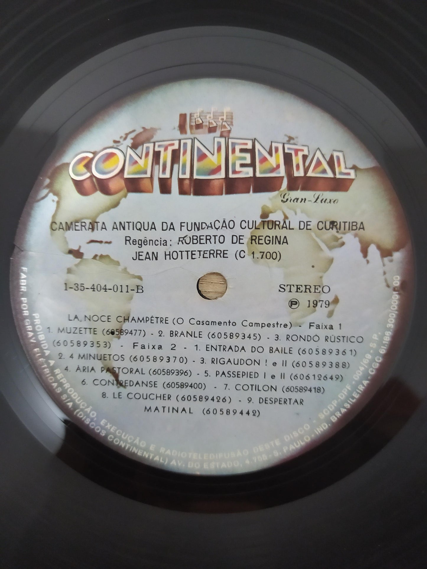 Lp Vinil Camerata Antiqua Da Fundação Cultural de Curitiba