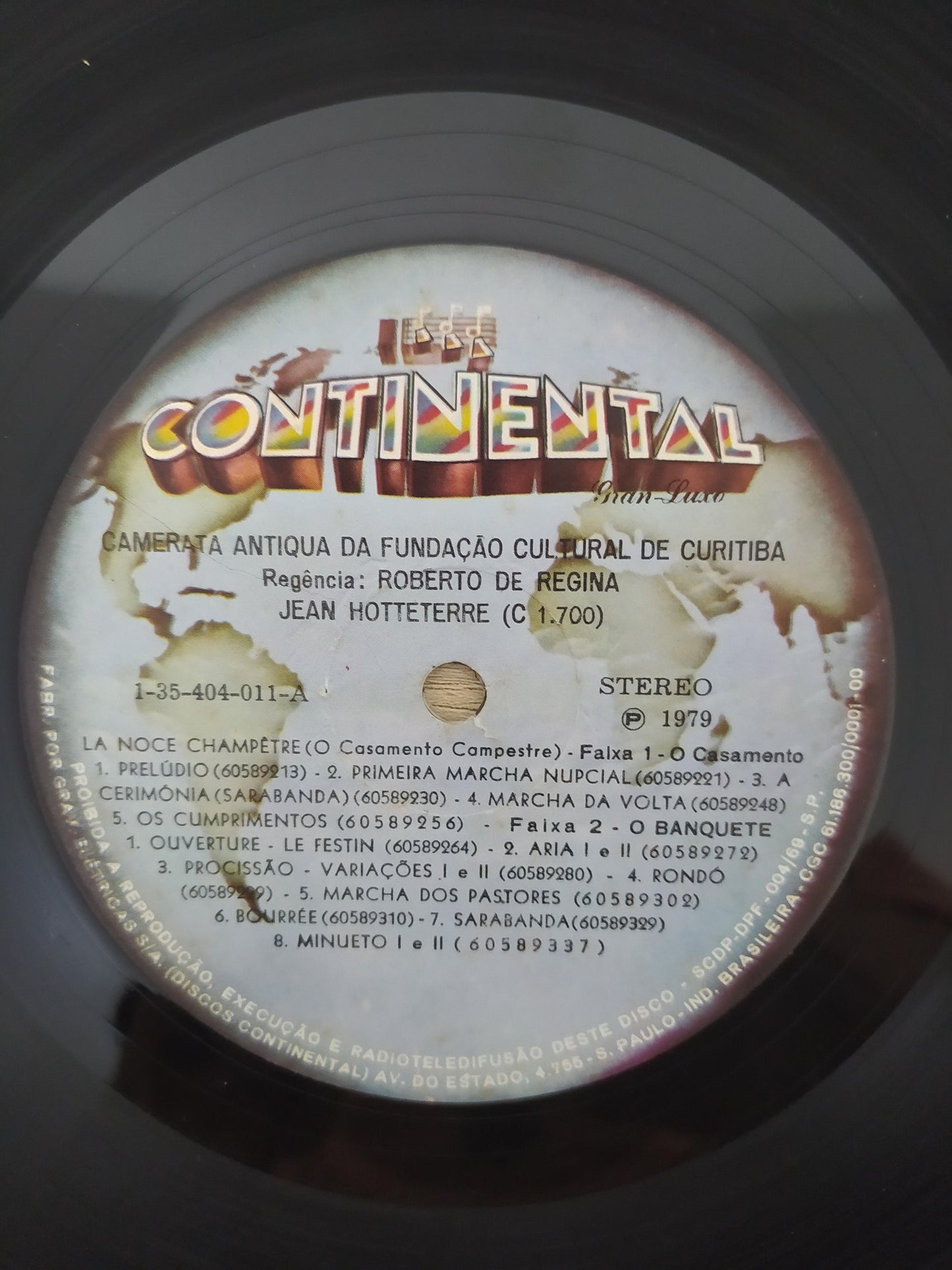 Lp Vinil Camerata Antiqua Da Fundação Cultural de Curitiba