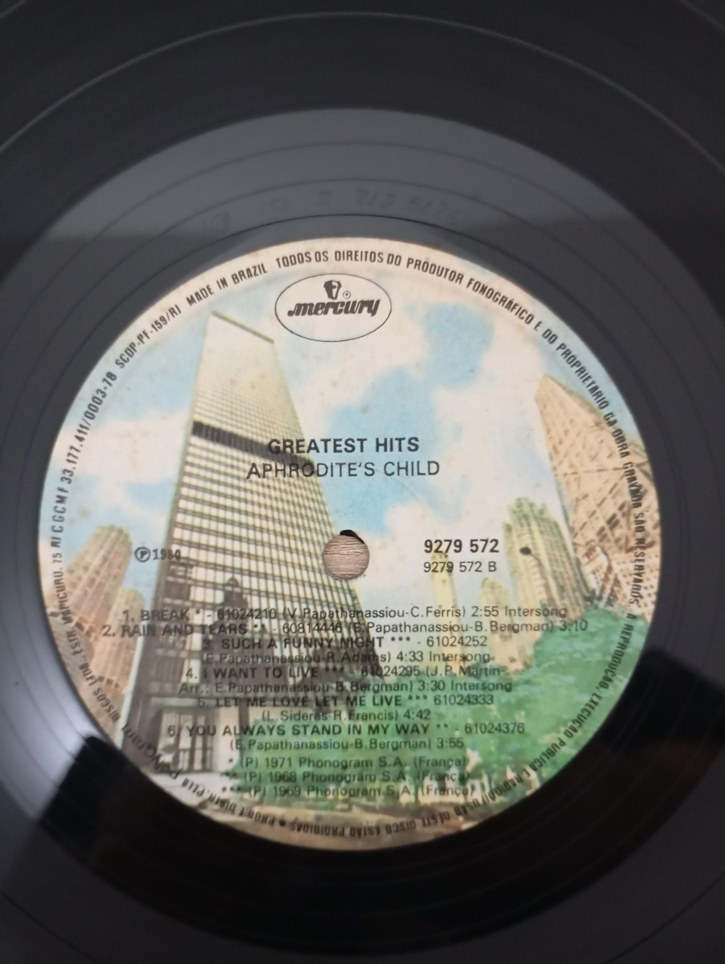 Disco Vinil Greatest Hits Aphrodite's Child A