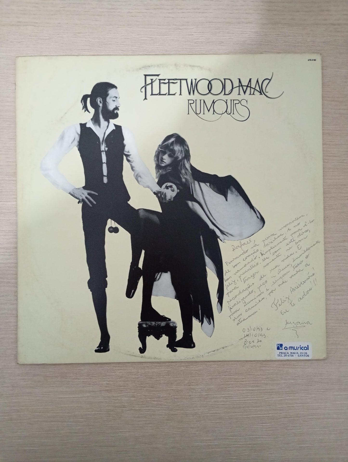 Lp Vinil Fleetwood Mac Rumours Com Encarte, Leia