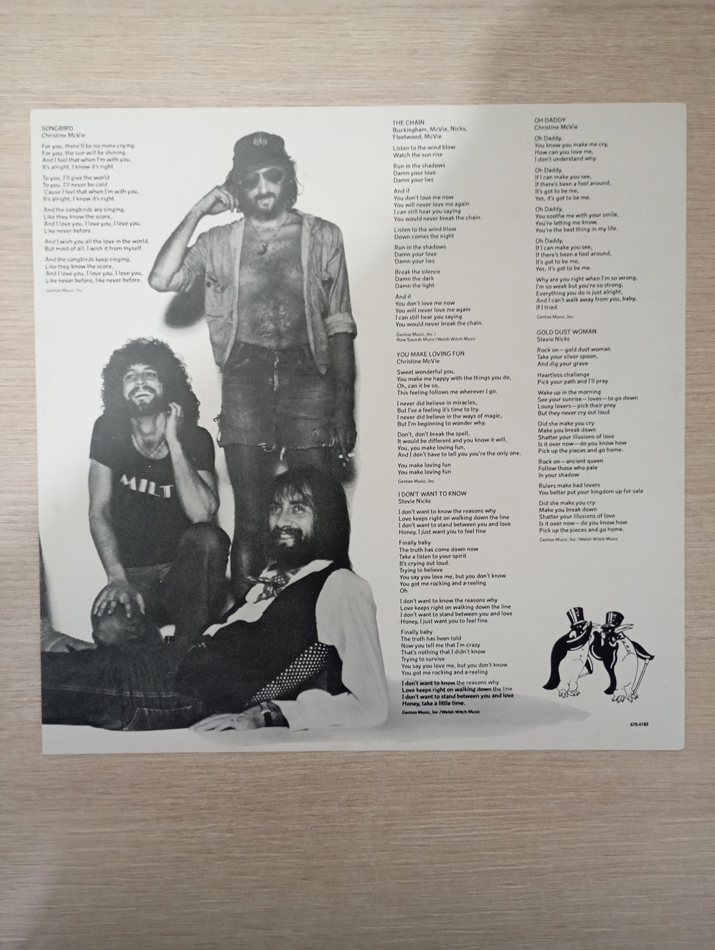 Lp Vinil Fleetwood Mac Rumours Com Encarte, Leia