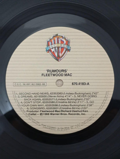 Lp Vinil Fleetwood Mac Rumours Com Encarte, Leia