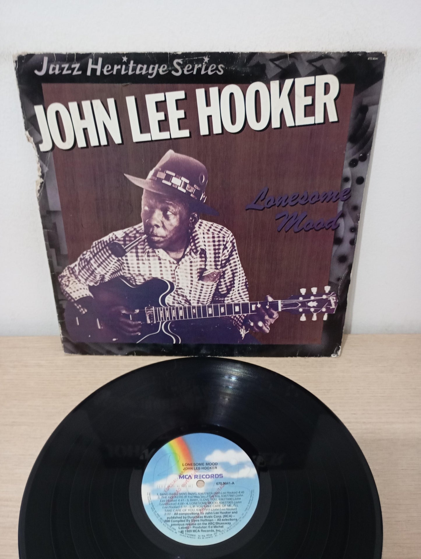 Lp Vinil John Lee Hooker Jazz Heritage Series