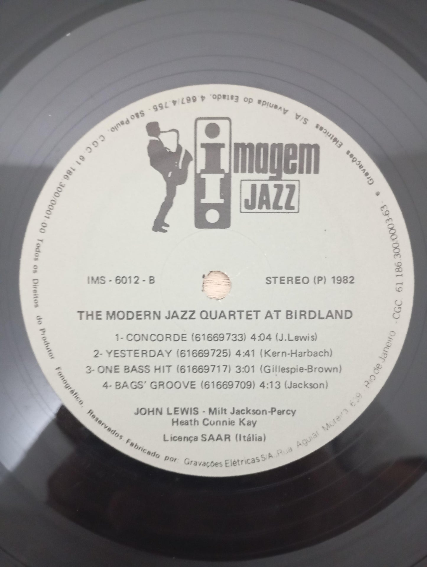 Lp Vinil The Modern Jazz Quartet At Birdland