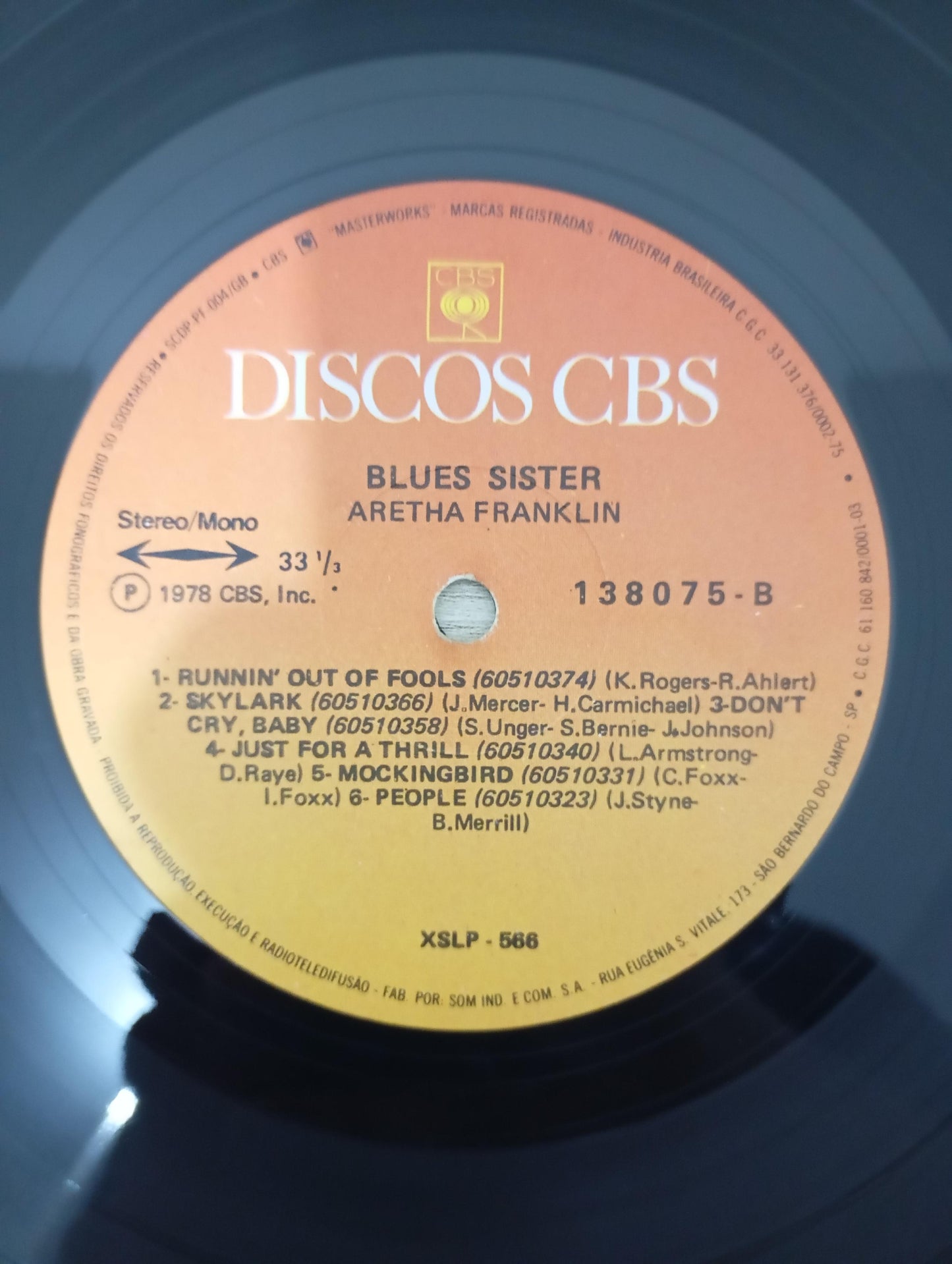 Lp Vinil Aretha Franklin Blues Sister