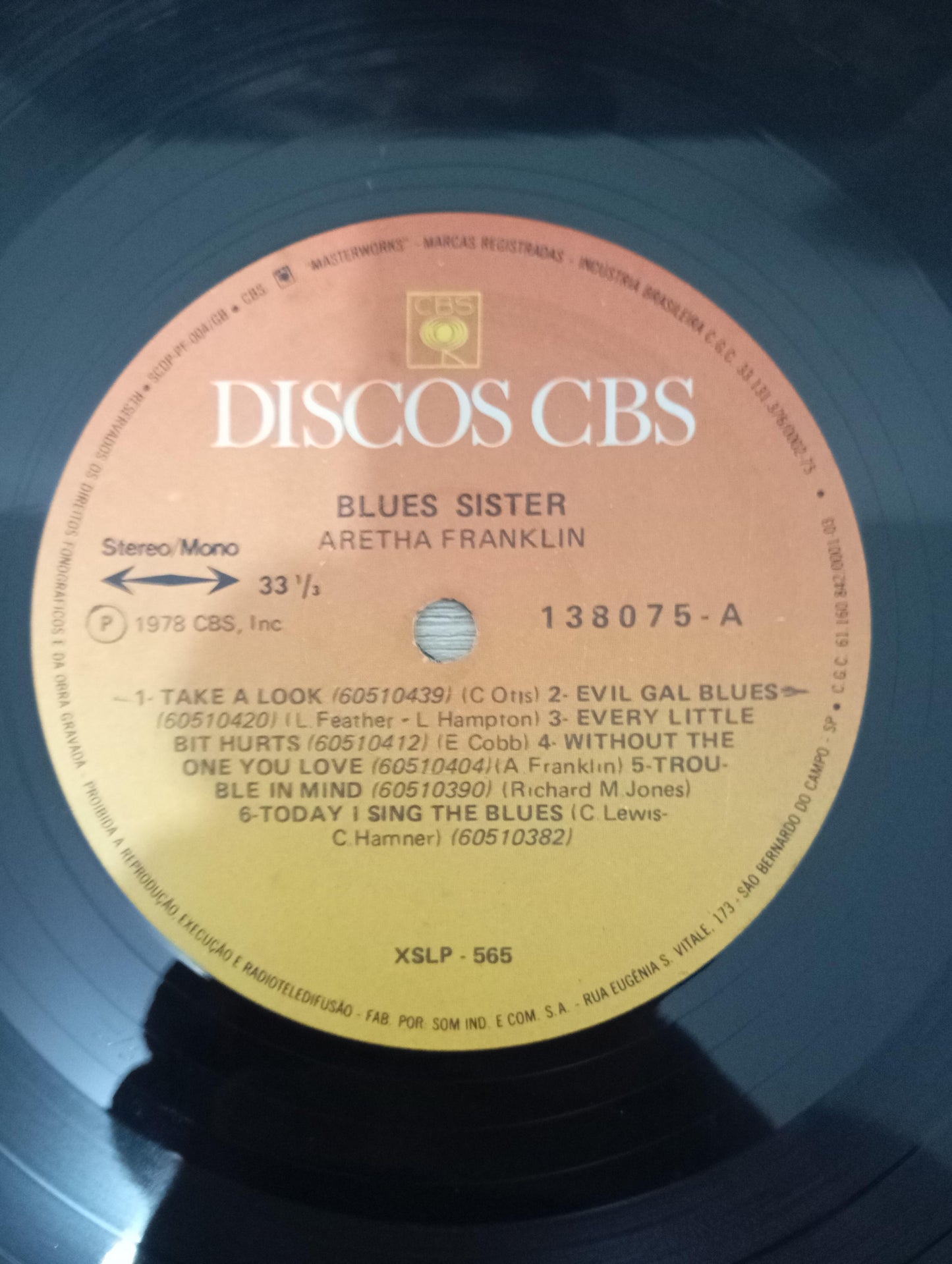 Lp Vinil Aretha Franklin Blues Sister