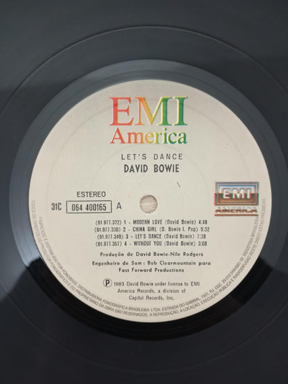 Lp Vinil David Bowie Let's Dance Com Encarte