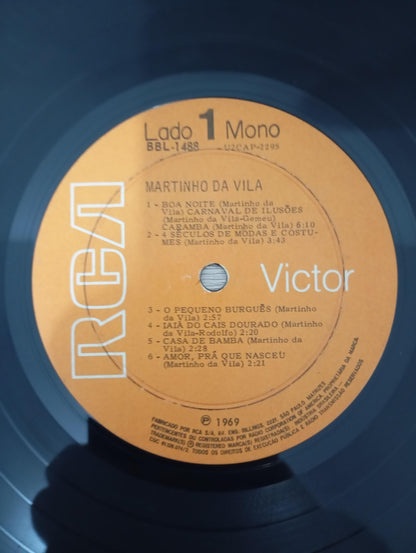 Lp Vinil Martinho Da Vila 1969, Leia