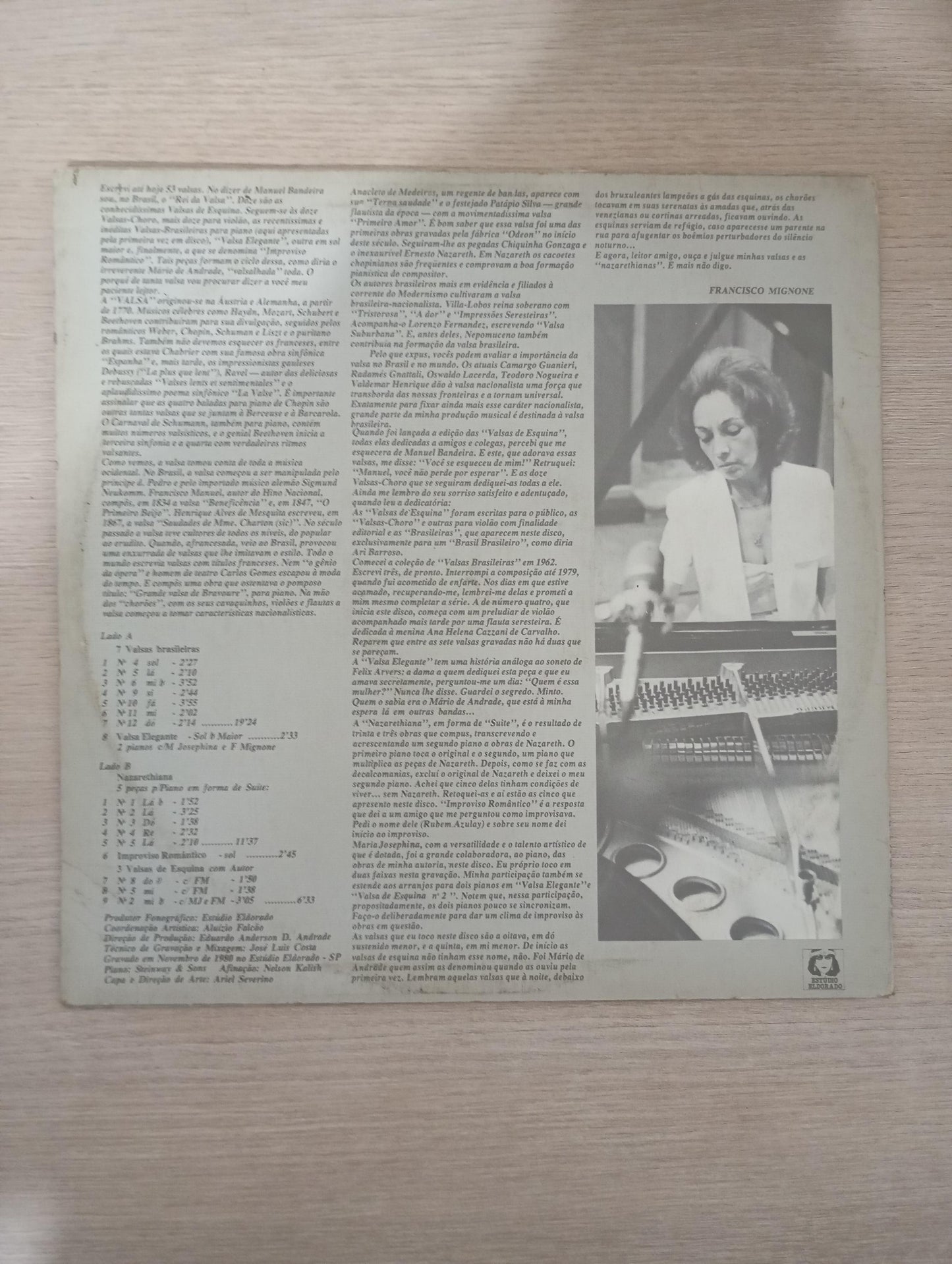 Lp Vinil Mignone Intérprete Maria Josephina Com Encarte