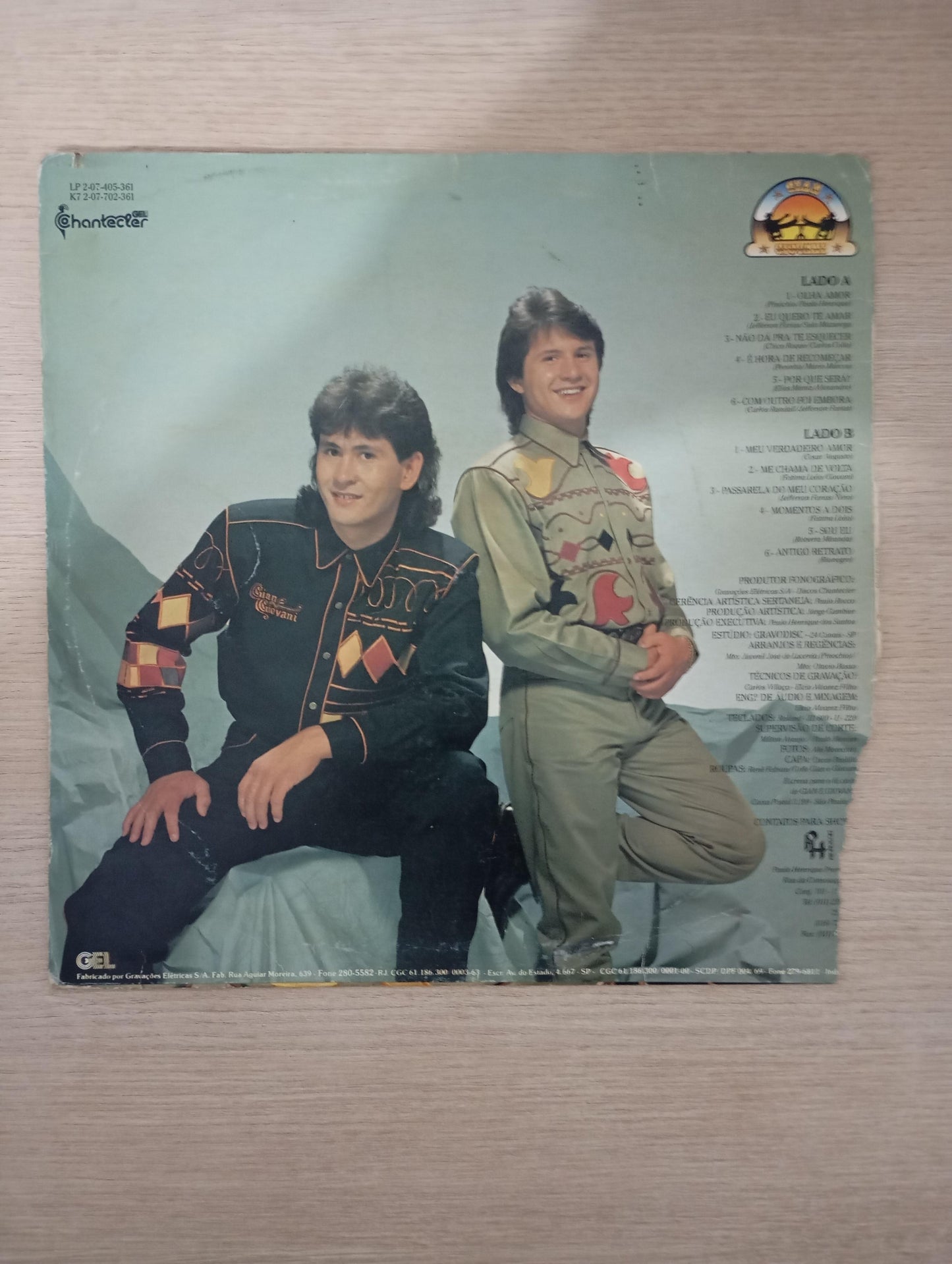 Lp Vinil Gian & Giovani Vol. 3, Leia