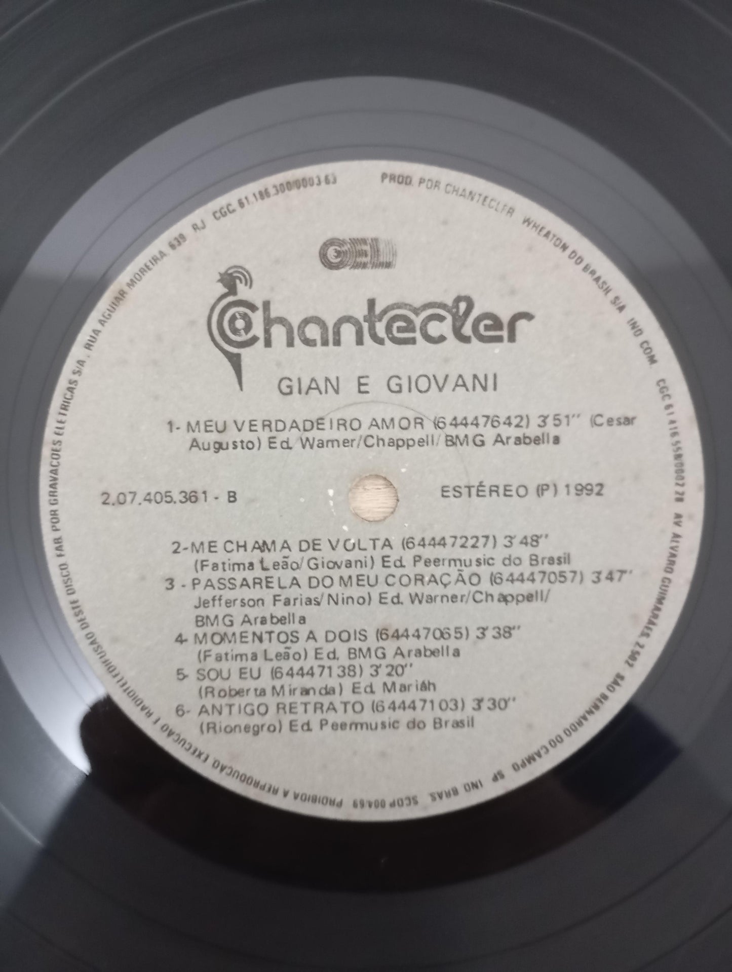 Lp Vinil Gian & Giovani Vol. 3, Leia