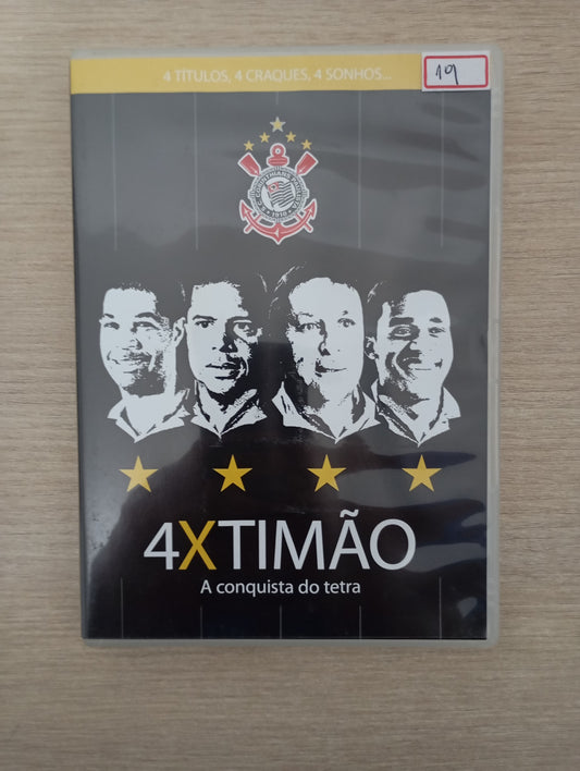 Dvd 4x Timão A Conquista Do Tetra