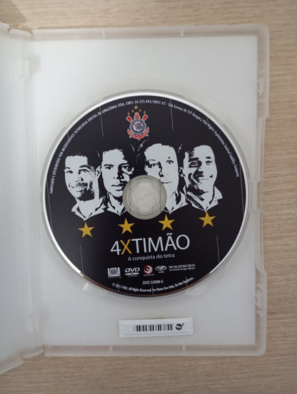 Dvd 4x Timão A Conquista Do Tetra