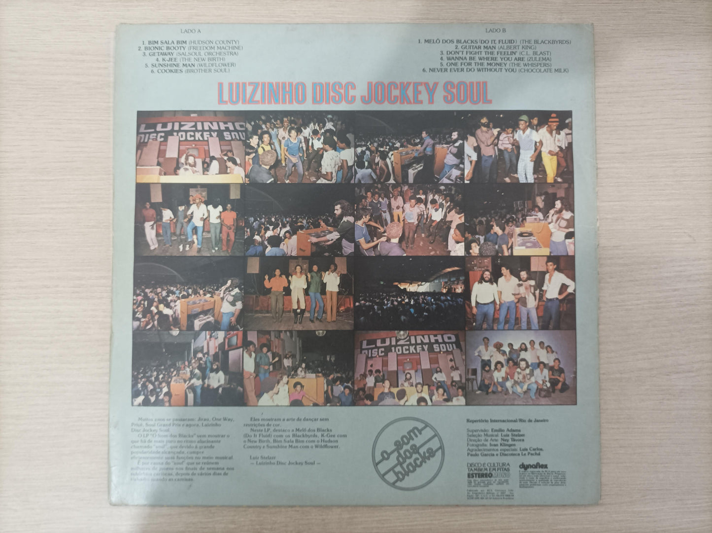 Lp Vinil Luizinho Disc Jockey Soul O Som Dos Blacks