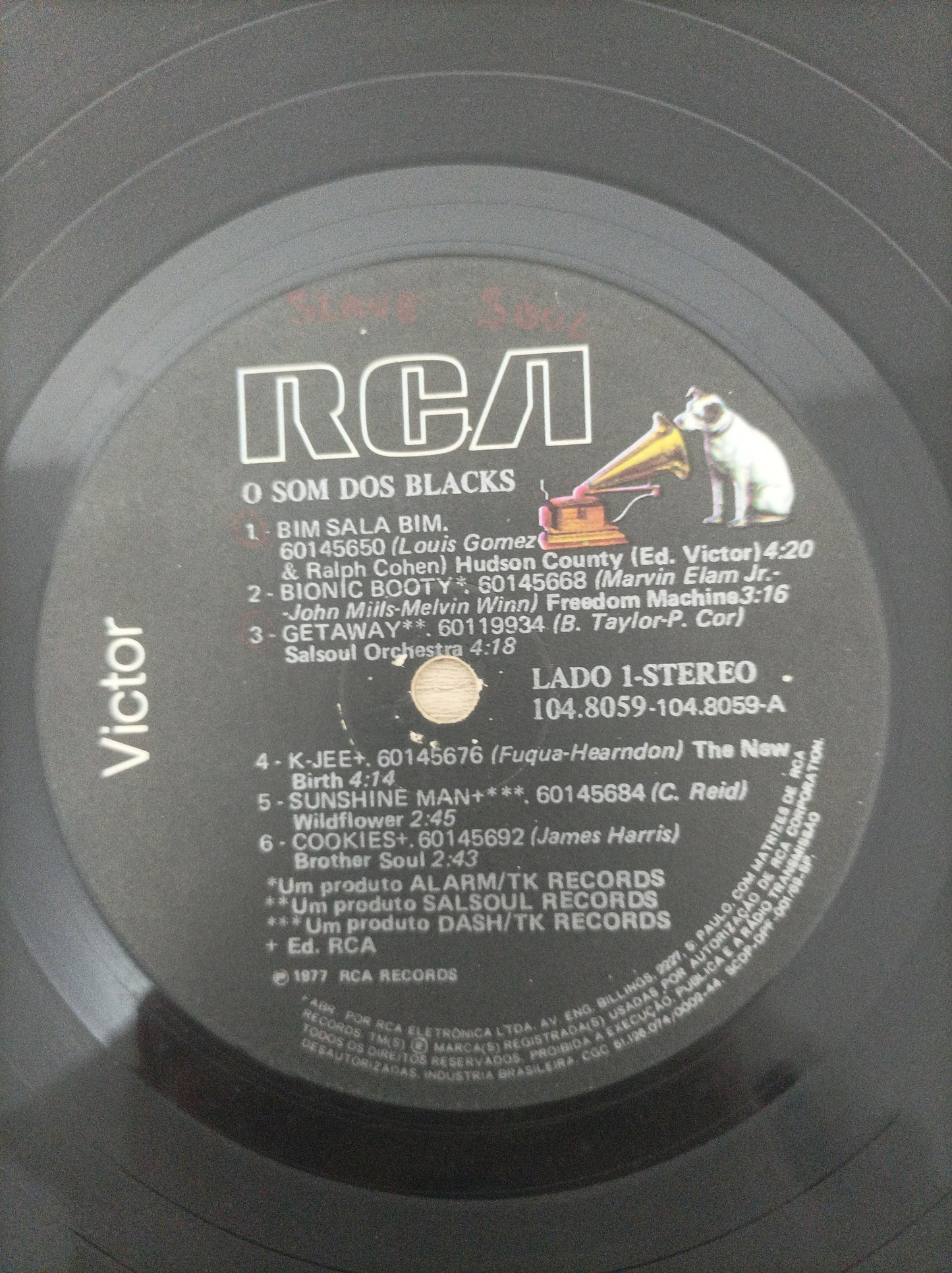 Lp Vinil Luizinho Disc Jockey Soul O Som Dos Blacks