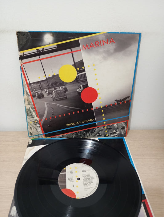 Disco Vinil Próxima Parada Marina Lima Com Encarte A