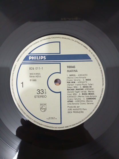 Lp Vinil Marina Lima Todas Com Encarte