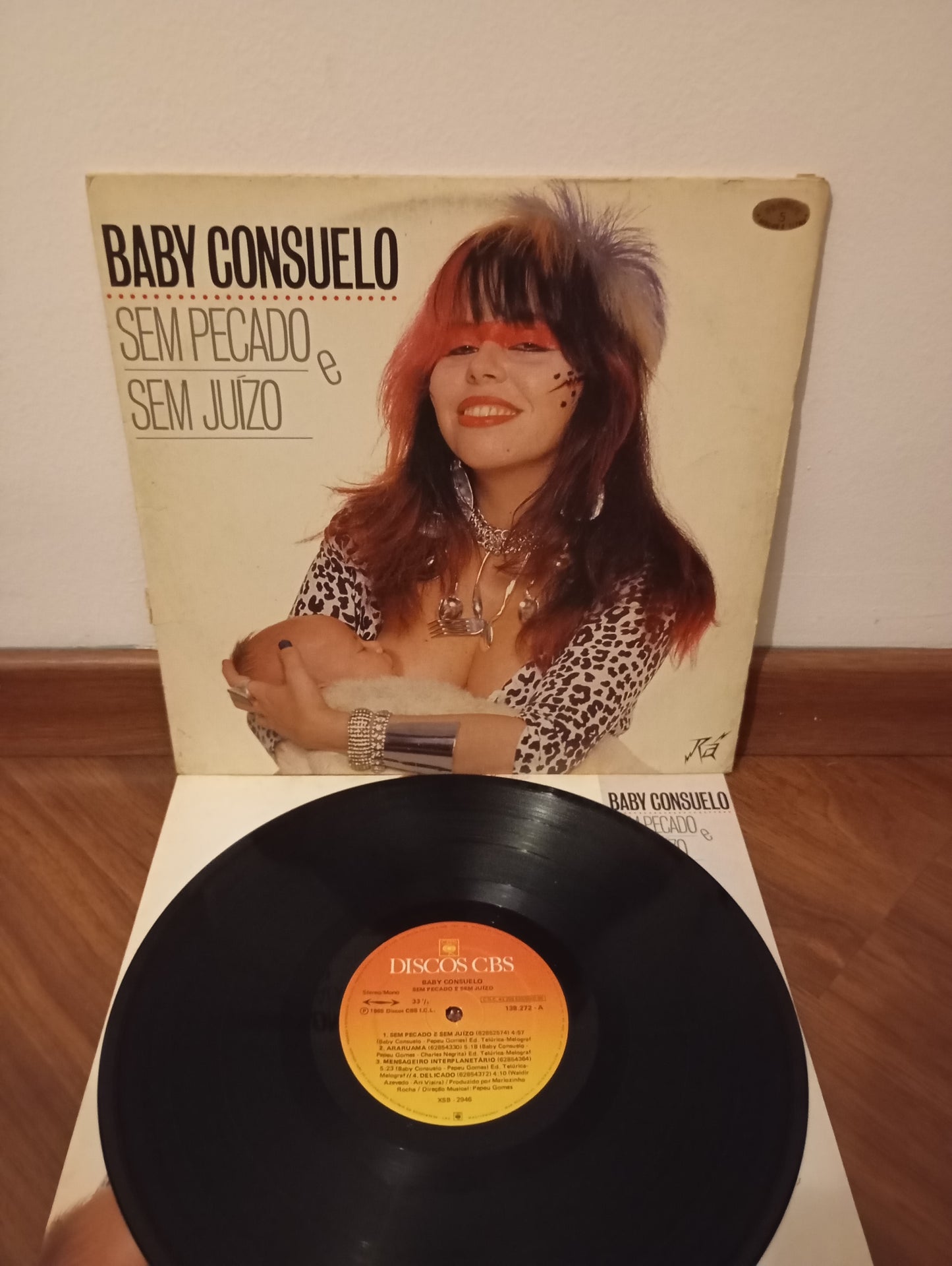 Lp Vinil Baby Consuelo Sem Pecado E Sem Juízo Com Encarte
