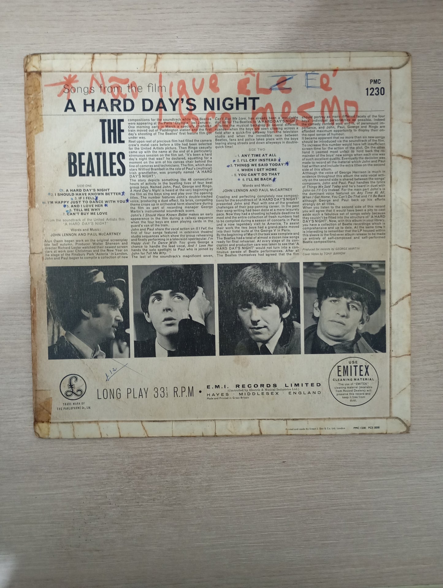 Lp Vinil The Beatles A Hard Day's Night Importado