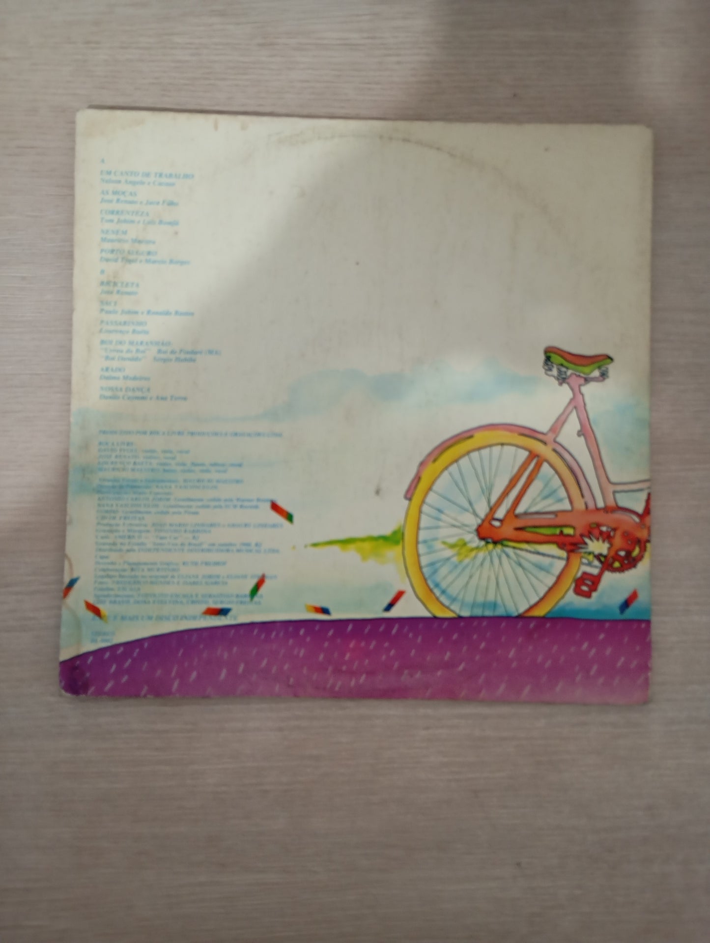 Lp Vinil Boca Livre Bicicleta Capa Dupla