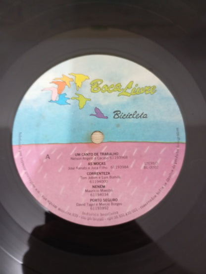 Lp Vinil Boca Livre Bicicleta Capa Dupla