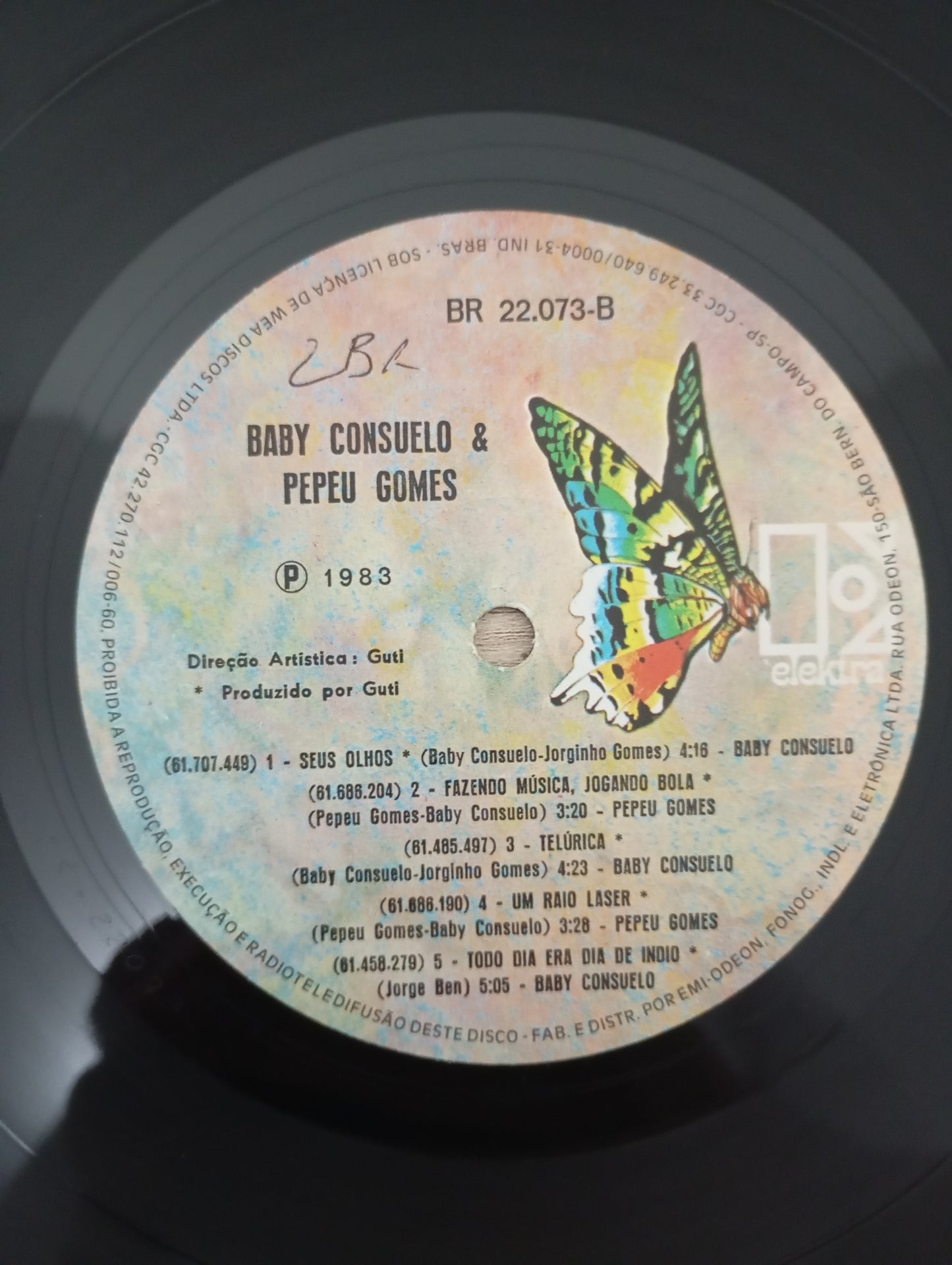 Lp Vinil Baby Consuelo & Pepeu Gomes Baby & Pepeu